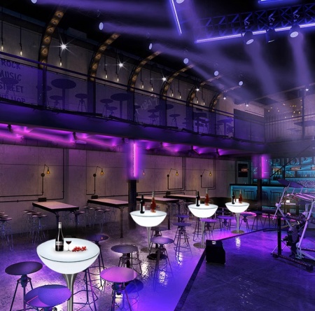 Комплект светящейся мебели Стол+2 стула V4 Комплект светящейся мебели Стол+2 стула V4