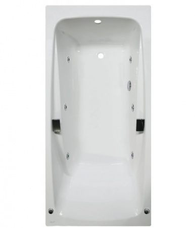 Ванна Jacob Delafon Repos 180x85 (с ручками) с гидромассажем