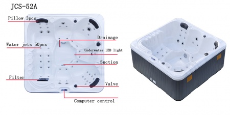 Гидромассажный спа-бассейн Kingston JCS-52A