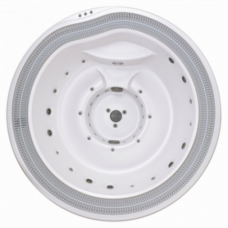 Переливной круглый спа бассейн USSPA Polo