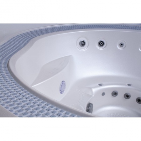 Переливной круглый спа бассейн USSPA Polo